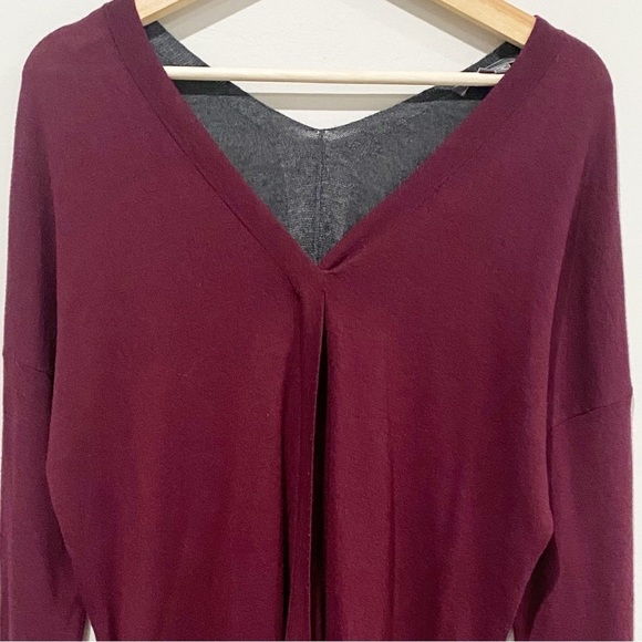 VINCE Superwash Colorblock Wool-Blend Oversized Size XS - Picture 4 of 9